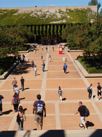 Campus from main stairs